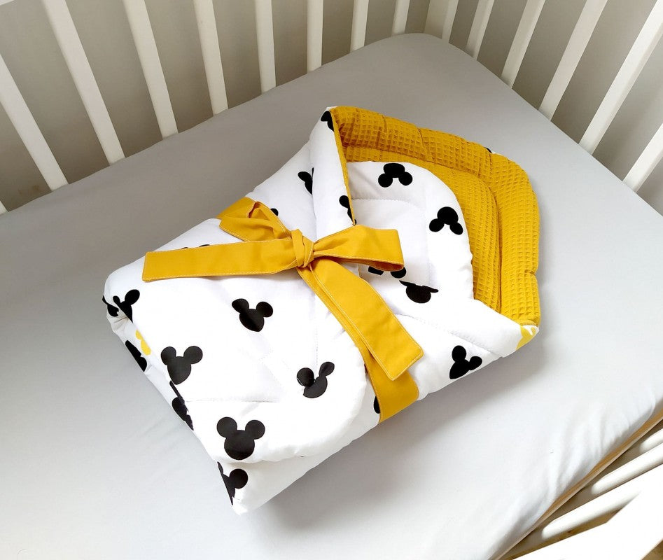 Ensemble de literie Premium pour lit de bébé 6 pièces Mouse